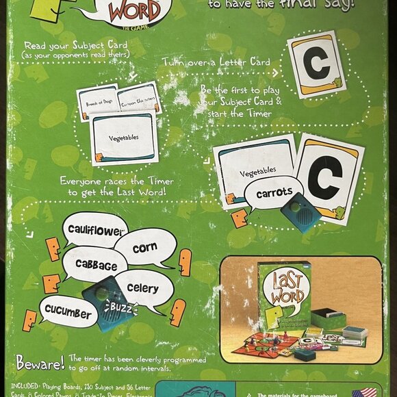Last Word The Game Family Board Game by Buffalo Games - Picture 2 of 4